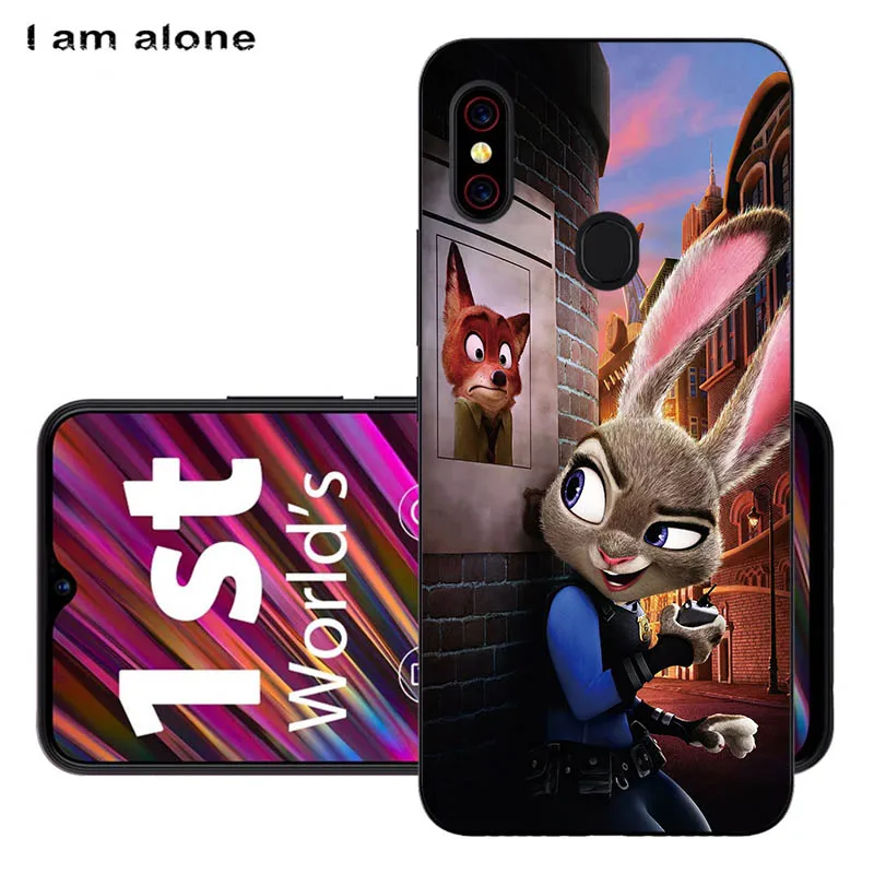 Solf TPU HH81 Чехлы для телефонов I am alone для Umidigi F1/F1 Play 6,3 дюймов черный мягкий ТПУ мобильный Модный чехол с принтом для Umidigi F1 сумки - Цвет: Solf TPU HH81