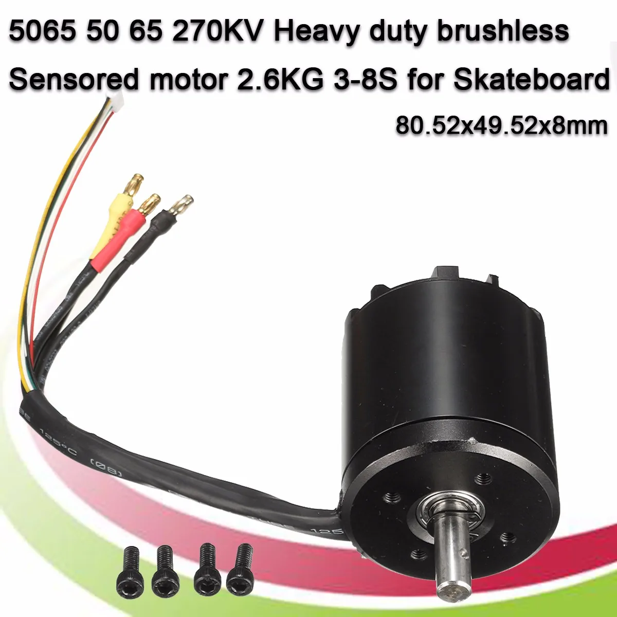 2,6 кг 3-8S N5065 5065 270KV бесщеточный сенсорный двигатель для электрического скейта скутер Мотор аксессуары