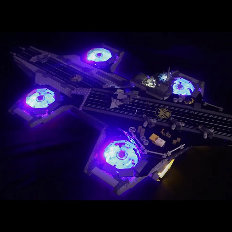 Набор светодиодных ламп для лего 76042 супергероев Helicarrier совместимы с 07043