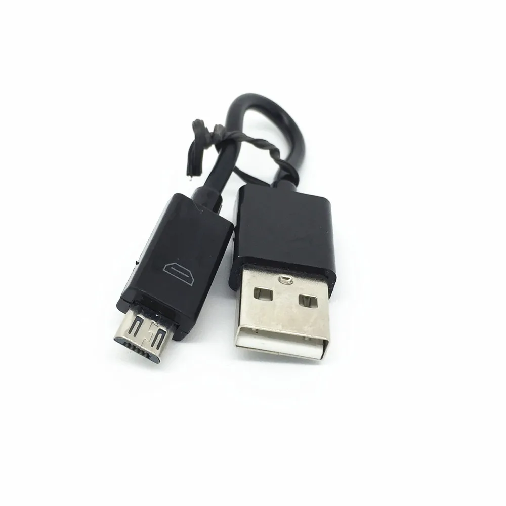 Бесплатная доставка Черный 12 см 1A короткий Micro USB кабель для зарядки и