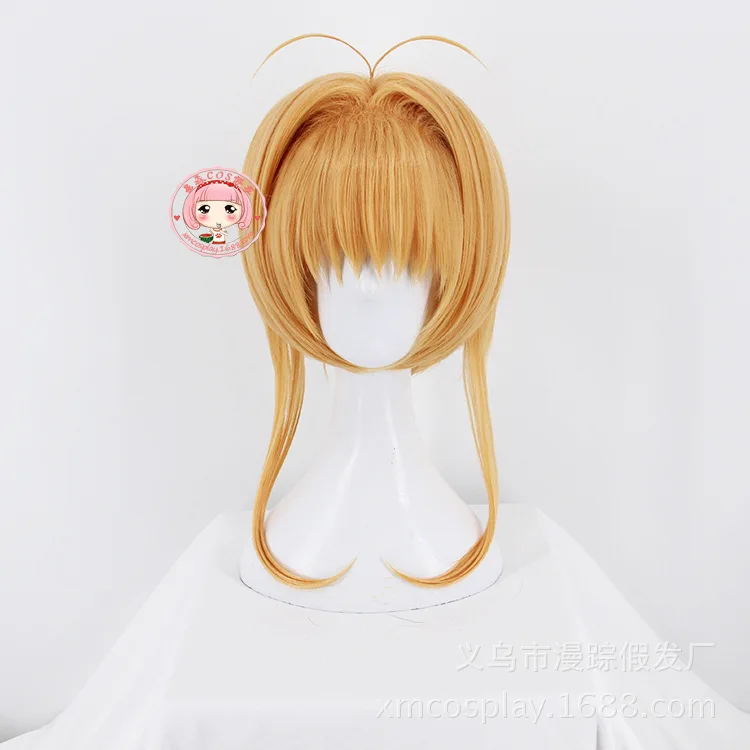 Аниме Косплей карта Captor Sakura KINOMOTO Сакура парик косплей чистая волосы Хэллоуин