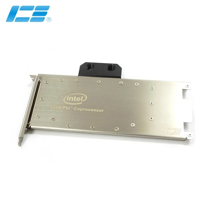 Для Intel Xeon Phi полное покрытие водяная головка из чистой меди для 3100 серии с одним