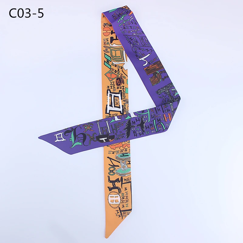 Женский шелковый шарф в клетку Foulard Femme Soie De Marque Luxe элегантный с цветочным