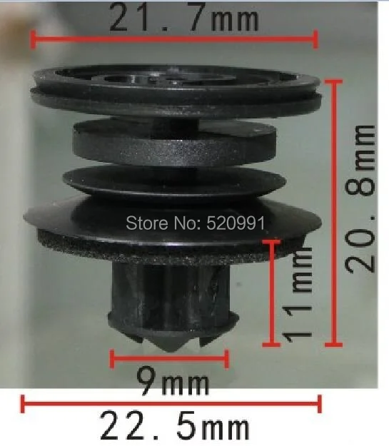 Shhworld клипса обшивки панели двери фиксатор крепеж для VW Golf Jetta Passat B5 Beetle 3B0 868 243 Fit 10