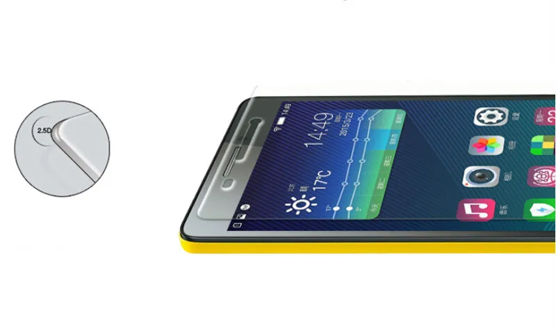 Закаленное стекло для Lenovo Z90 A2010 A1010 A6000 A7000 S60 S850 A850 A536 P70 K5 Plus Vibe S1 P1 тонкая 2.5D 9H