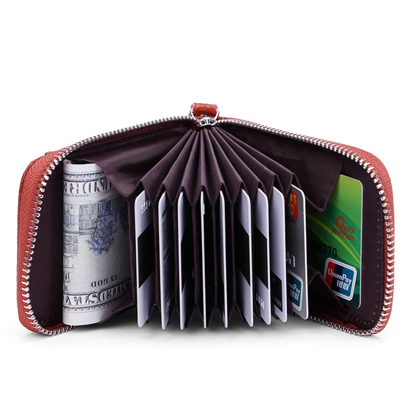 Держатель для визиток из натуральной кожи унисекс мужчин и женщин|Держатели карт