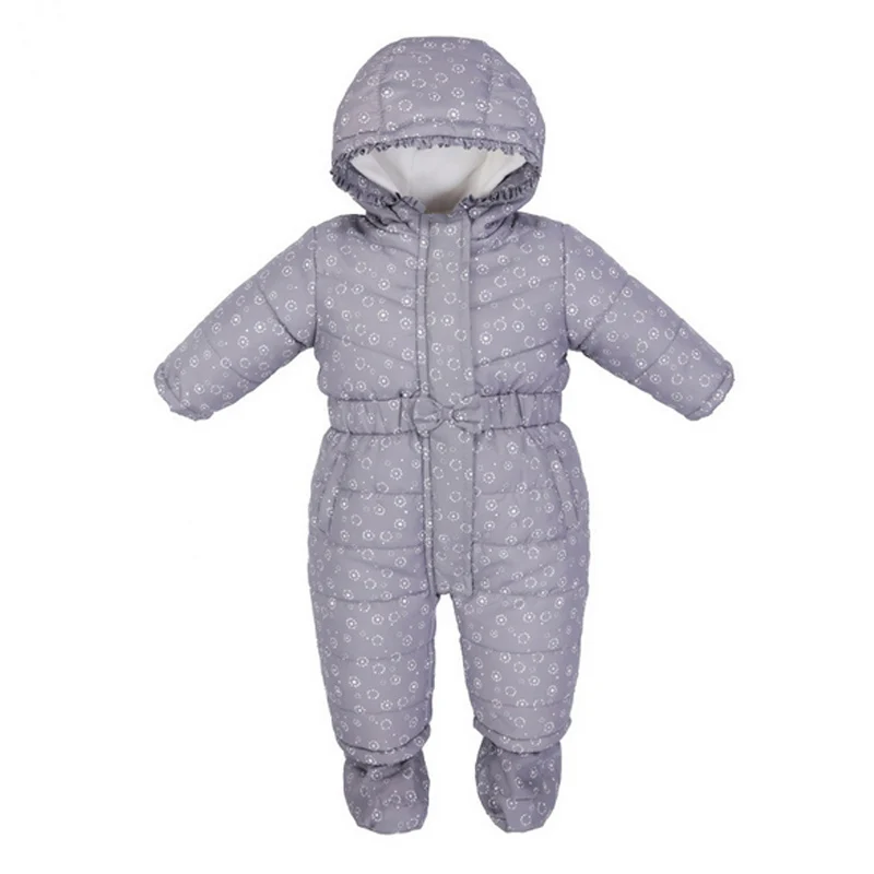 Детский хлопковый комбинезон с капюшоном принтом|clothes newborn|baby snowsuitjumpsuit boy |