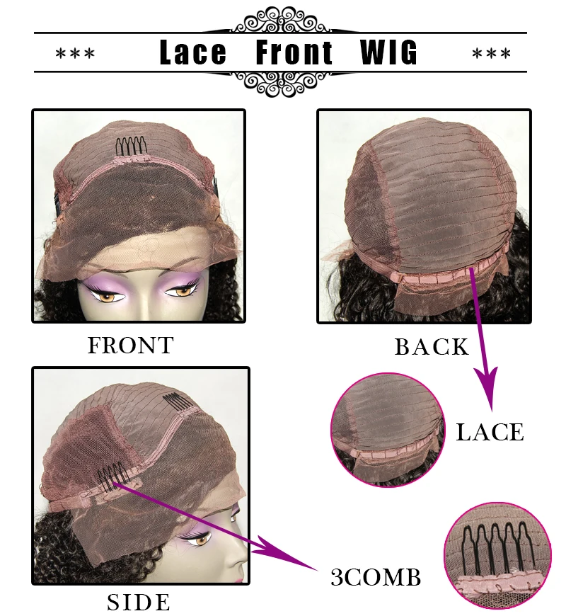 Glueless Полный Шнурок Человеческих Волос Парики Для Чернокожих Женщин 7А