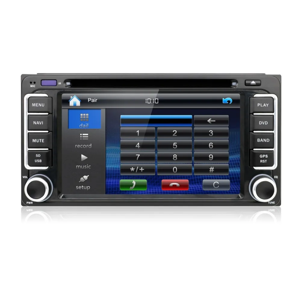 800*480 6 2 ''автомобильный dvd-плеер для Toyota Prado 120 Land Cruiser 2002-2009 с Bluetooth управление