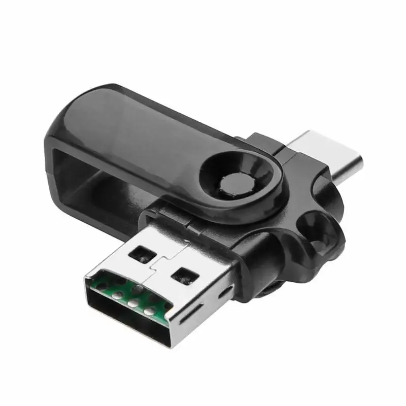 2 в 1 type-C USB телефон U диск адаптер для Micro SD TF Memeory кард-ридер для смартфонов/ПК с функцией OTG