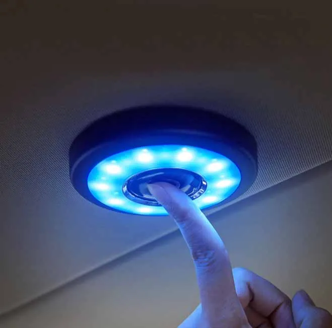Салона Чтение свет, usb-зарядка крыши магнит Автопереключение день/потолочный свет для автомобиля на колесах автомобиль-трейлер
