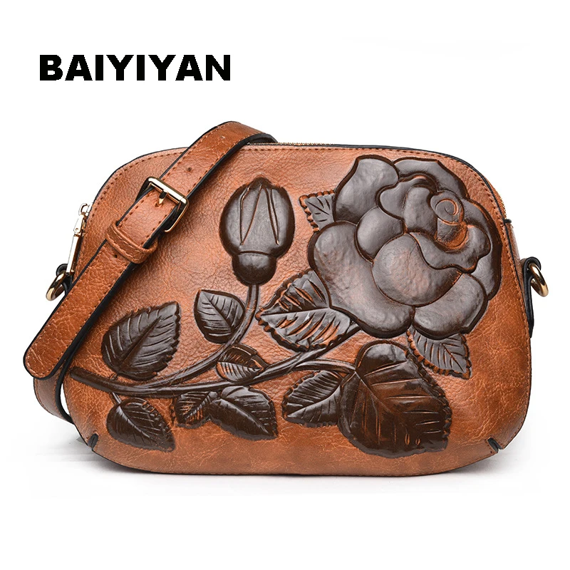 Винтаж Цветочный Сумка Этническая Стиль Для женщин Высокое качество из