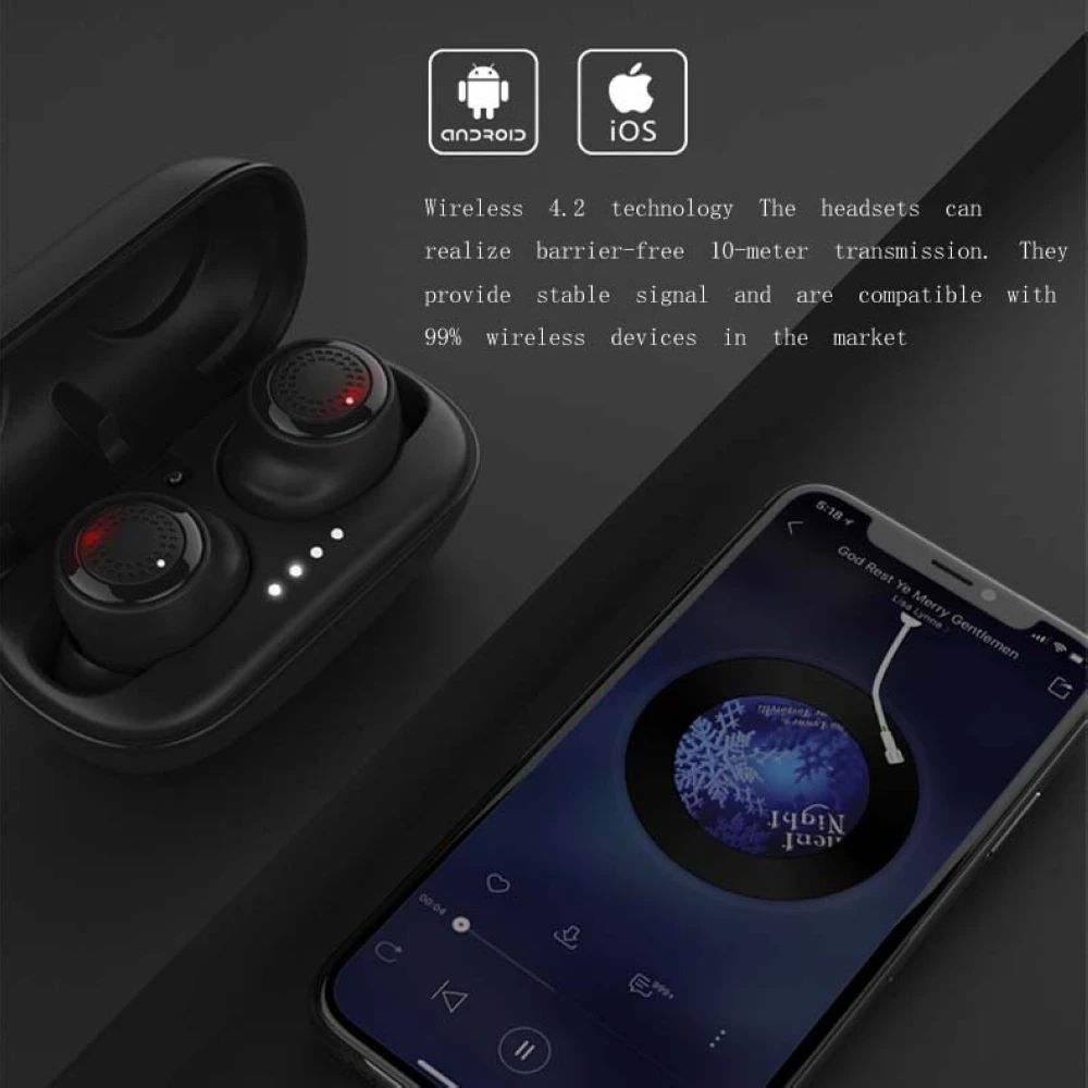 Remax TWS 2 Беспроводная гарнитура Bluetooth 5 0 наушники Близнецы с зарядной коробкой