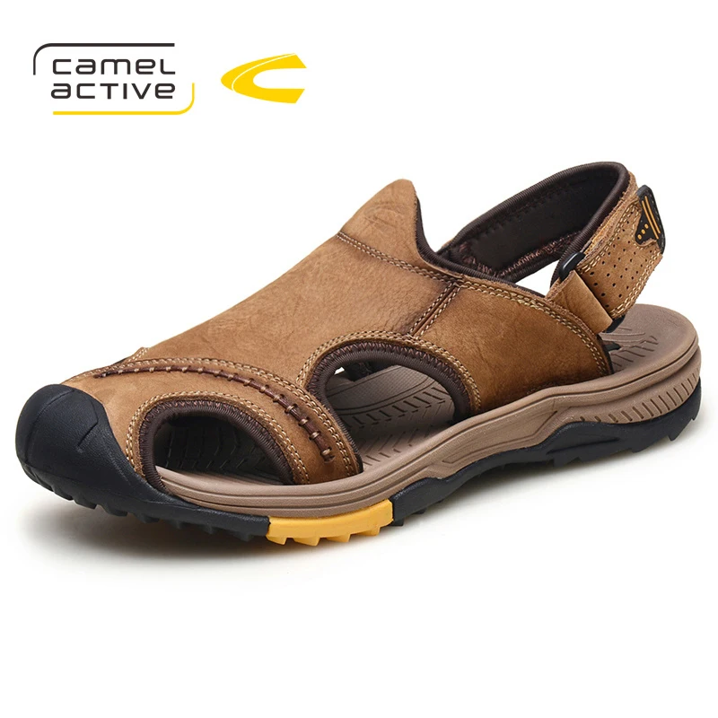 Босоножки Camel Active мужские из натуральной кожи мягкие сандалии дышащая легкая