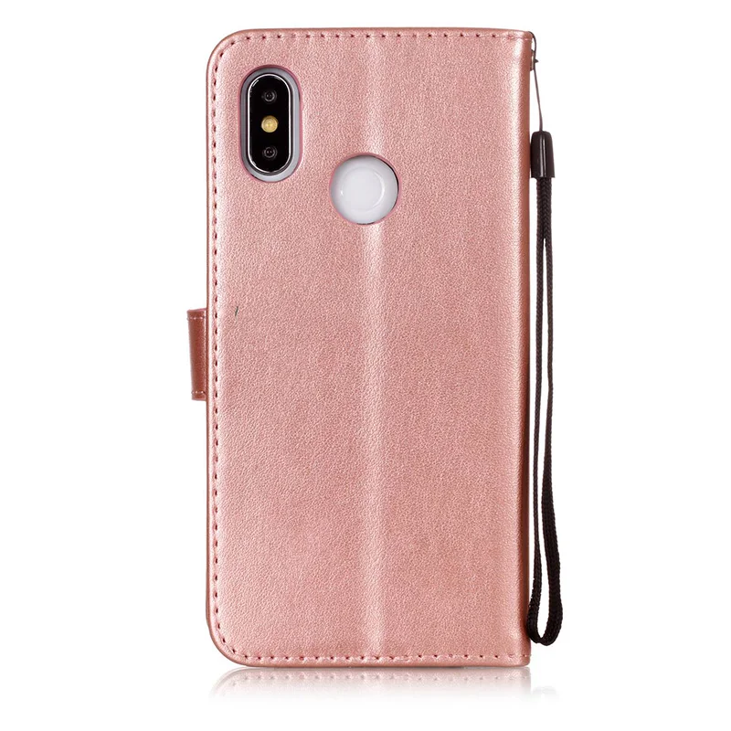 Роскошный чехол для мобильного телефона Xiaomi mi 6X кошелек флип из искусственной