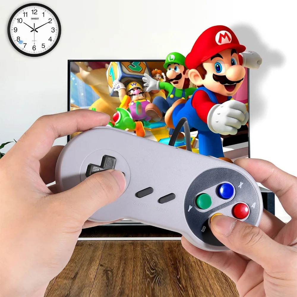 Беспроводные геймпады USB NES/SNES Super 2 4 GHZ Joypad игровой контроллер для nintendo Classic пульт