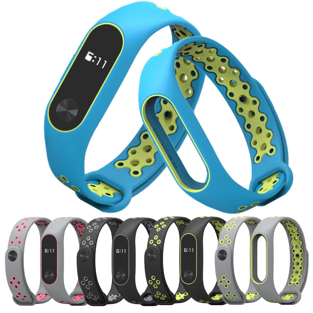 Mi Band 2 ремешок на запястье для Xiaomi mi band 2 спортивный силиконовый браслет для Xiaomi mi band 2 умные часы браслет аксессуары