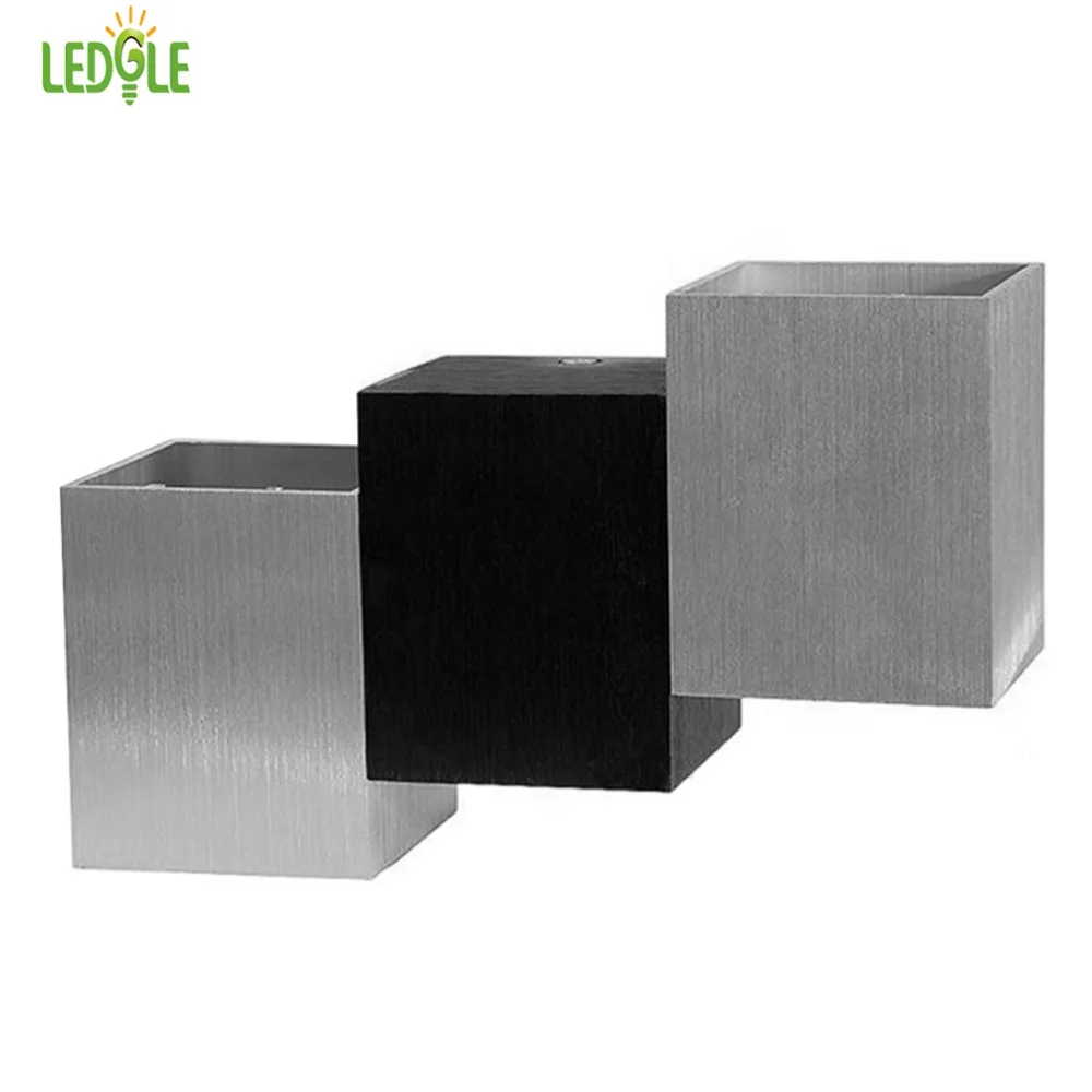 Стильная настенная компактная Светодиодная лампа LEDGLE кубический комнатный