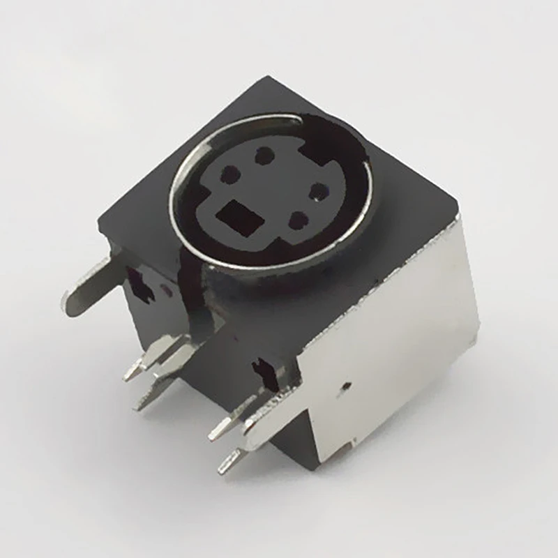 10 шт. 100 S коннектор для разъема|s video|connector roundconnector socket |