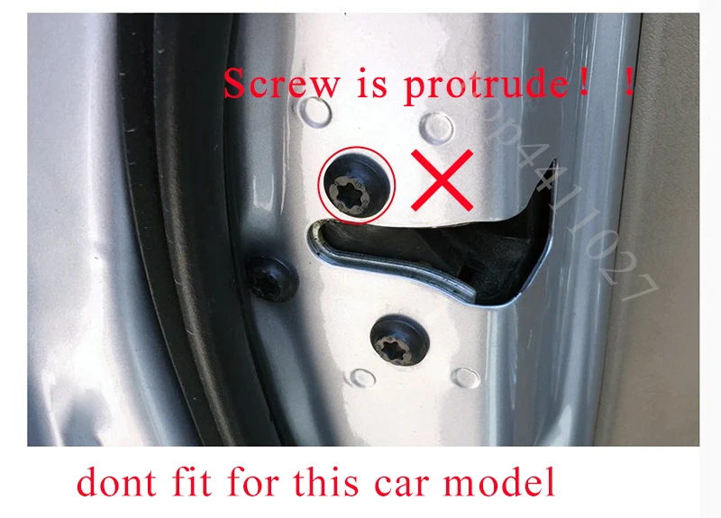 Автомобильный Дверной замок защитные наклейки на винт крышки аксессуары для Saab 9