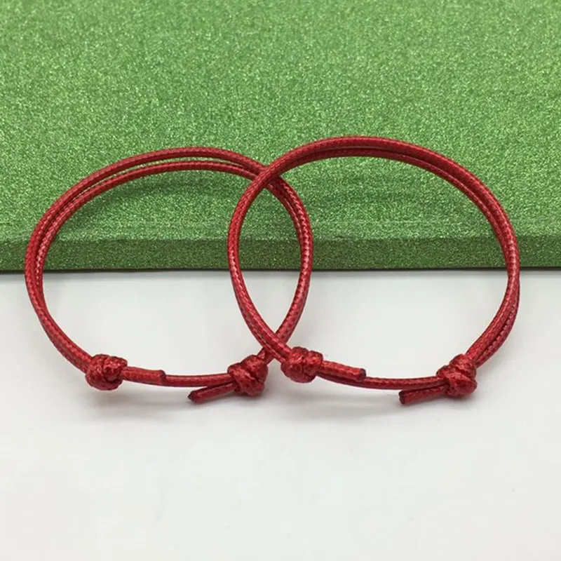 Red Red Простые ножные браслеты ручной работы, цепочка для ног для женщин и мужчин, пара, ножной шнур-браслет, пляжные летние аксессуары, браслет на лодыжку, ювелирные изделия для ног - Окраска металла: Red Red