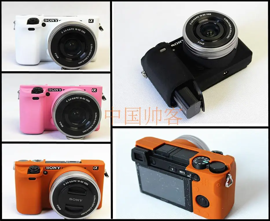 Мягкий силиконовый резиновый защитный корпус для камеры чехол Sony Alpha A6300 A6400|camera