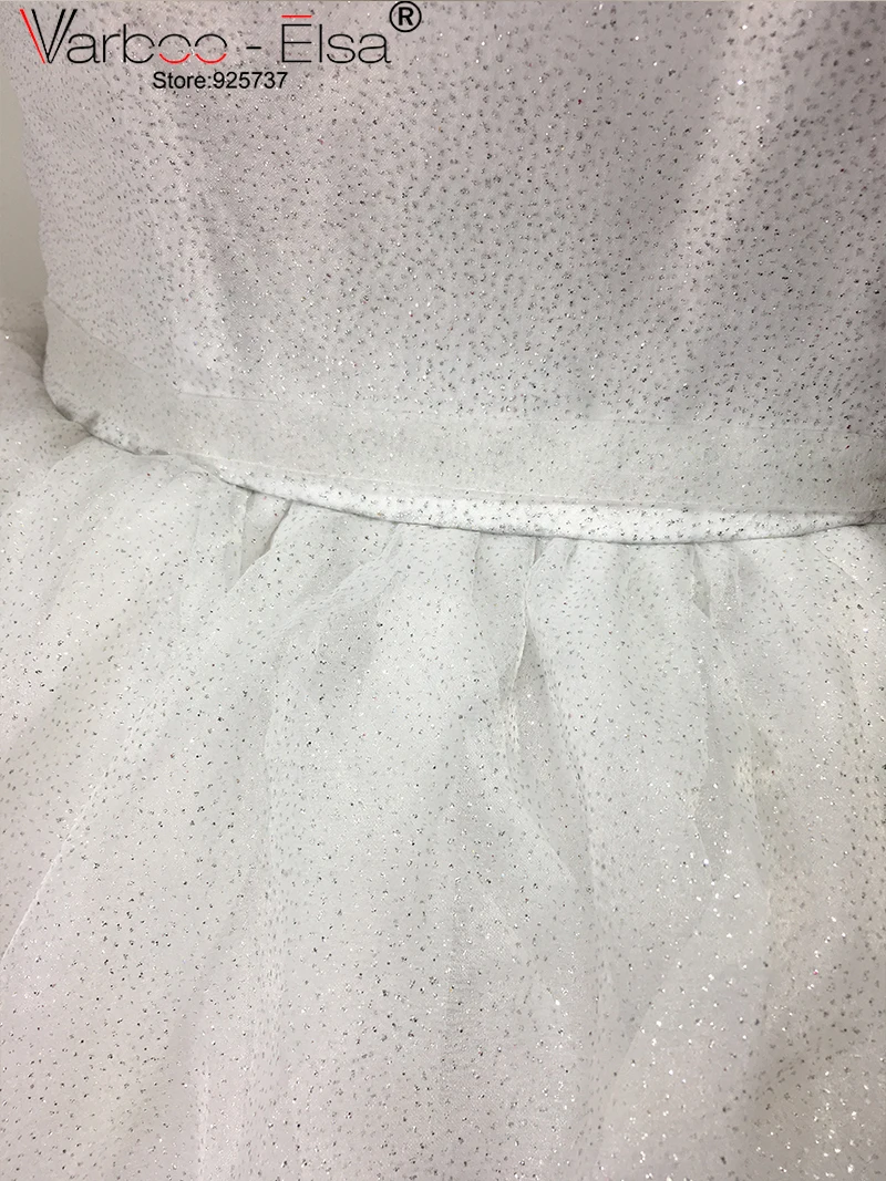 VARBOO_ELSA Long Sleeve Boat Neck Sexy Prom Dress High Low Evening White Sequined Special Occasion 2021 Custom Black | Свадьбы и