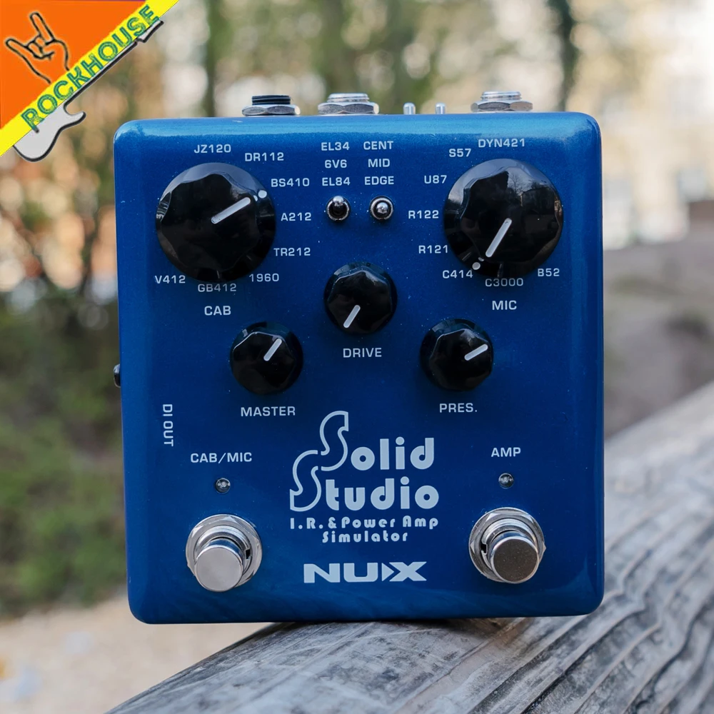 NUX Solid Studio IR Loader педаль эффектов для шкафа симулятор микрофона гитарная & power Amp