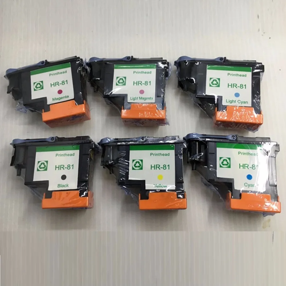 Восстановленные Печатающая головка для HP81 C4850A C4851A C4852A C4853A C4854A C4855A Designjet 5000 5500PS