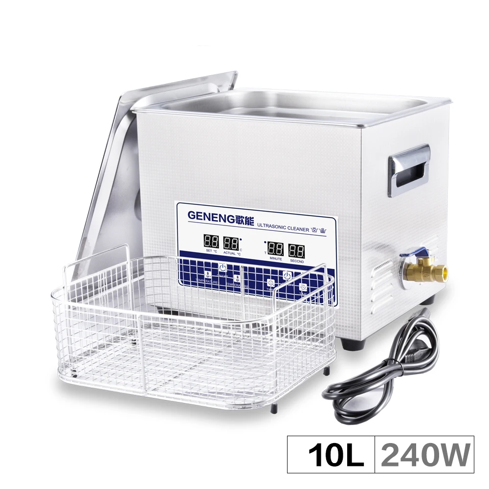 

4.5L Digital Ultrasonic Cleaning Machine Printhead Circuit Board Washing Oil Parts Heater 6L Glassware Bath Tank
