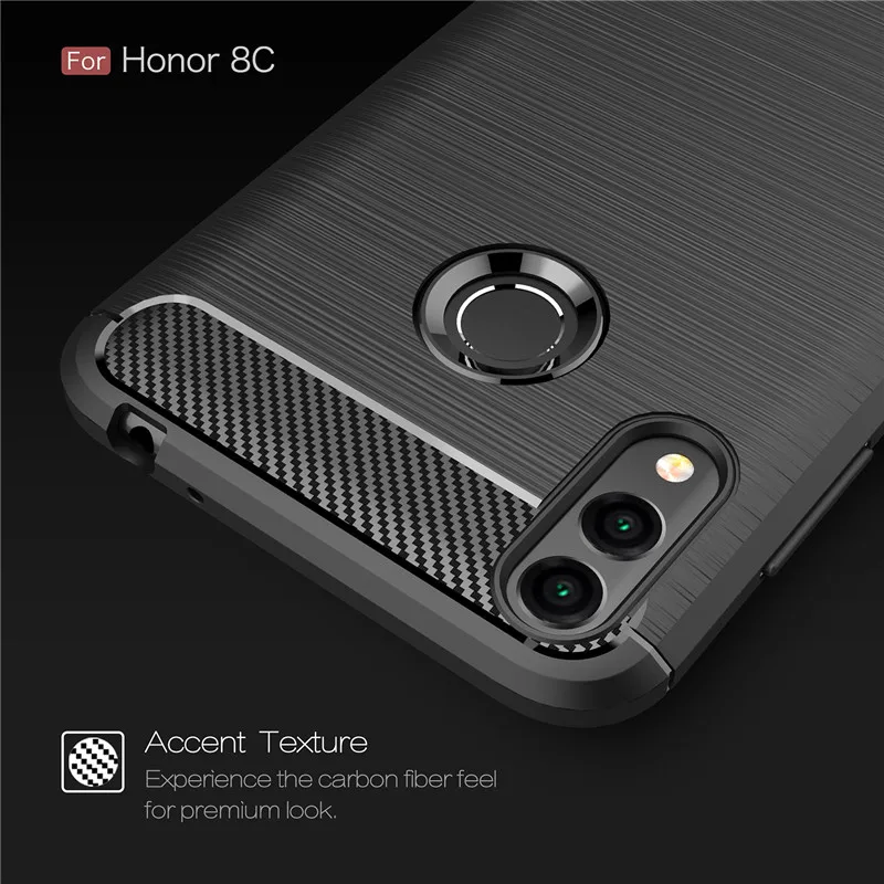 Для Huawei Honor 8C чехол для телефона 6 5 дюймов роскошный ТПУ Силиконовый