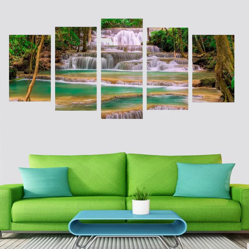 Noah Art Современная парусиновая печать розовая вишня дерево высокое разрешение