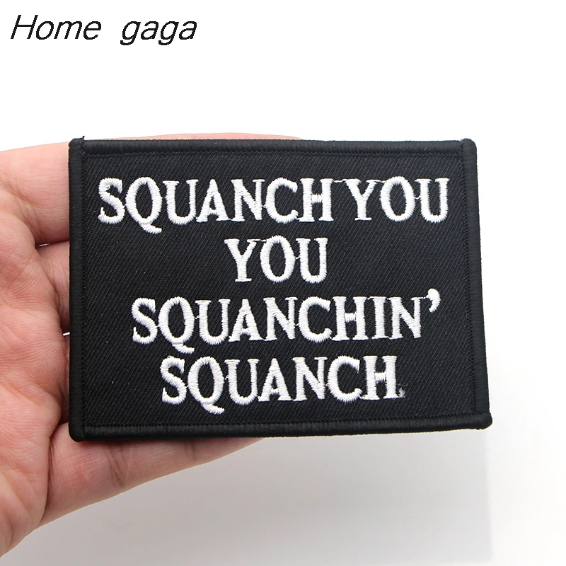 Домашний gaga SQUANCH THRILLHAUS Рик и Морти нашивки вышитый Железный значок кинофильм сериал Хэллоуин Косплей Костюм