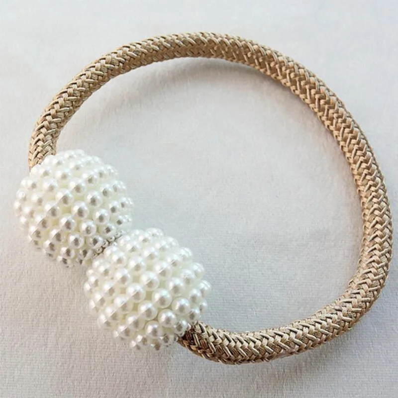 1 шт. перламутровые магнитные шаровые держатели со шнуровкой висячая пряжка