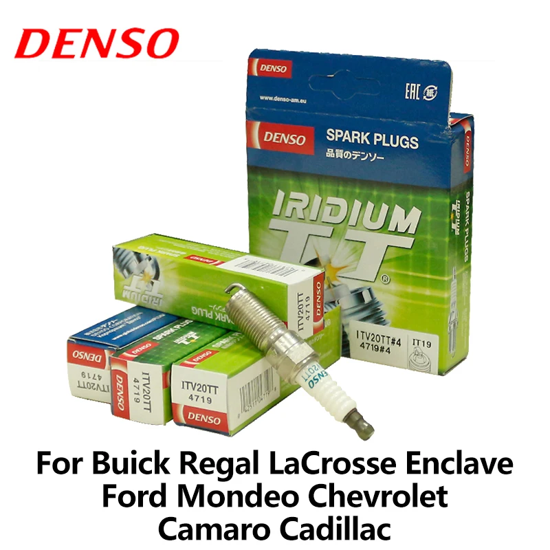 4 шт./компл. DENSO автомобильная свеча зажигания для Buick Regal LaCrosse анклава Fiesta Focus Ecosport