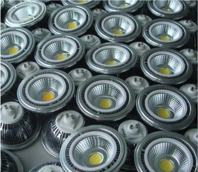 15 Вт AR111 GU10 COB LED Light 220 В 110 Светодиодная лампа GU 10 7 9 12 AR 111 светодиодный