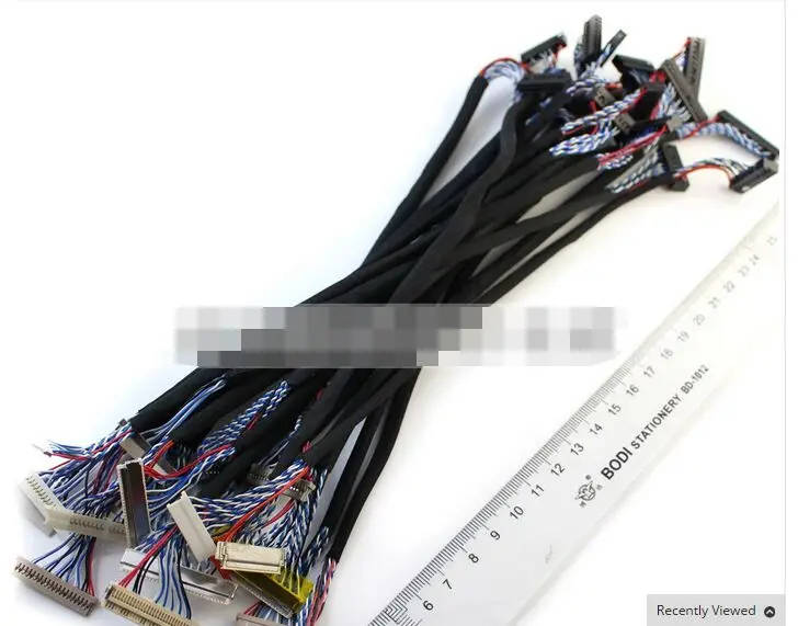 18 шт./компл. наиболее используемый универсальный LVDS кабель для ЖК-панели