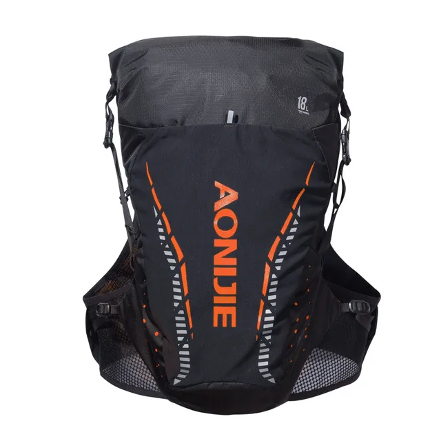 Only Black Red Bag AONIJIE 18L для мужчин и женщин Trail бег гидратации рюкзак для пеших прогулок Гонки Велоспорт Кемпинг марафон рюкзак дополнительная бутылка для сумки - Цвет: Only Black Red Bag