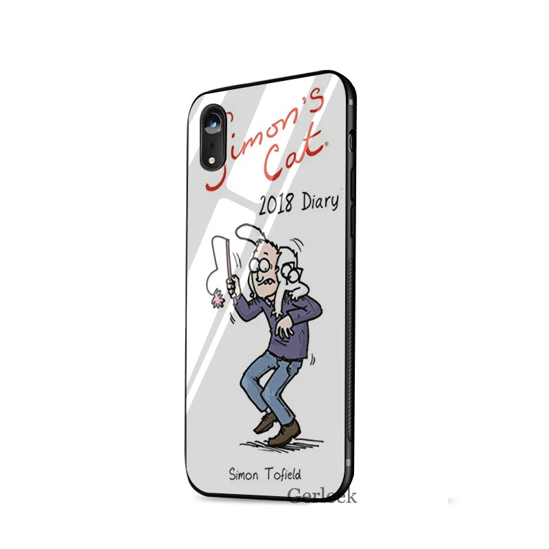 Стеклянный чехол для телефона милый iPhone 5 5S SE 6 6s 7 8 Plus X XS XR Max защитный