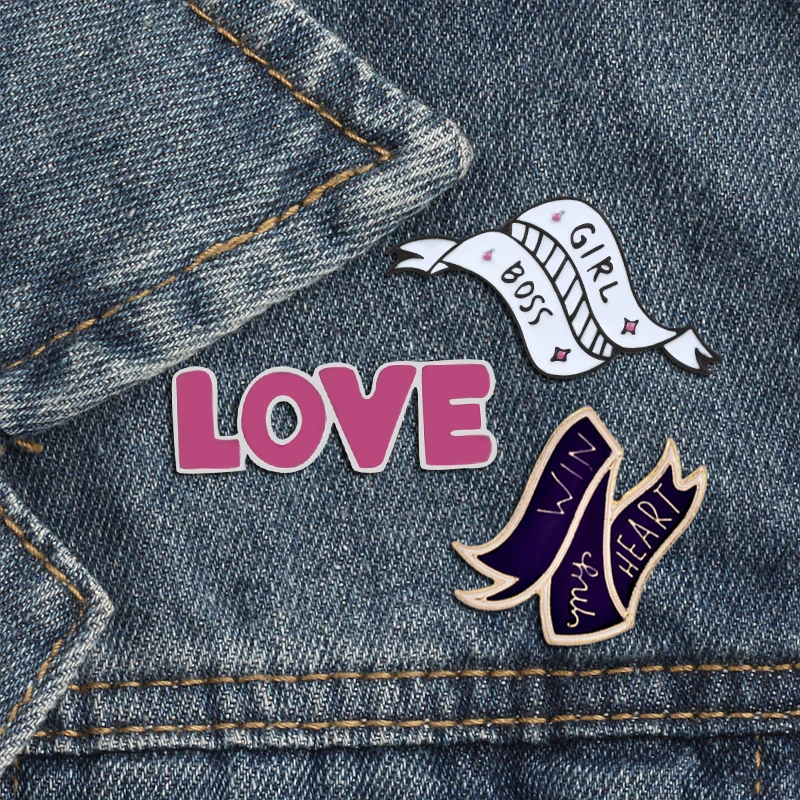 Модные ювелирные изделия в виде булавки искусственная эмаль значок для женщин и