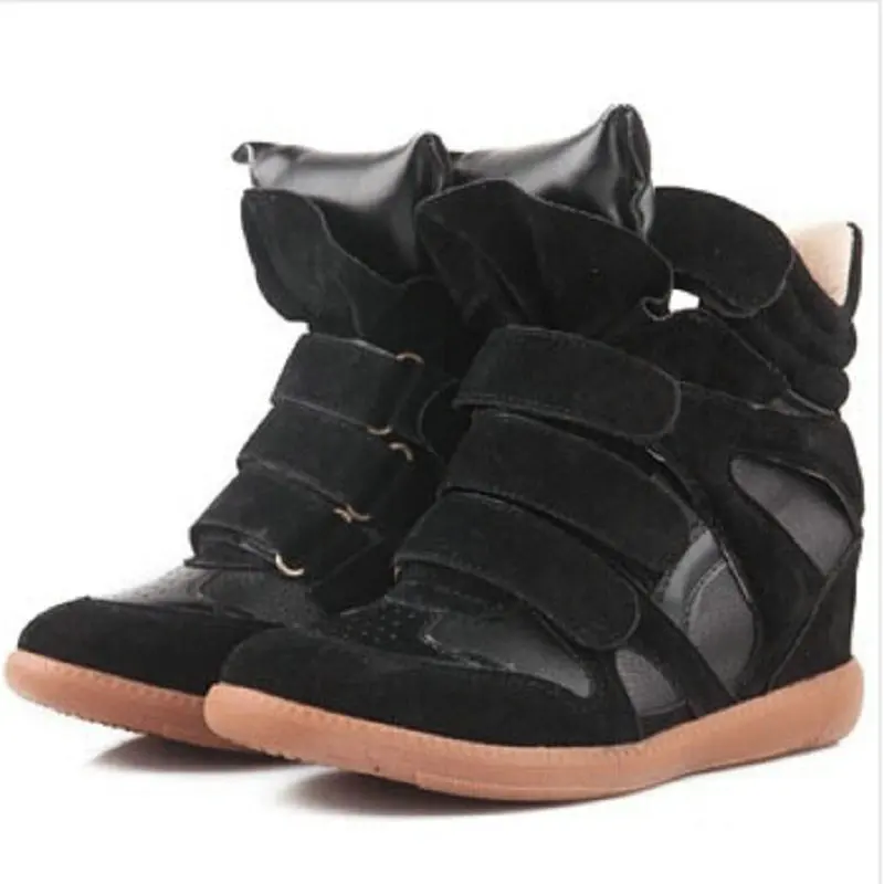 2016 г. Новые женские ботинки из коровьей замши модная повседневная женская обувь в