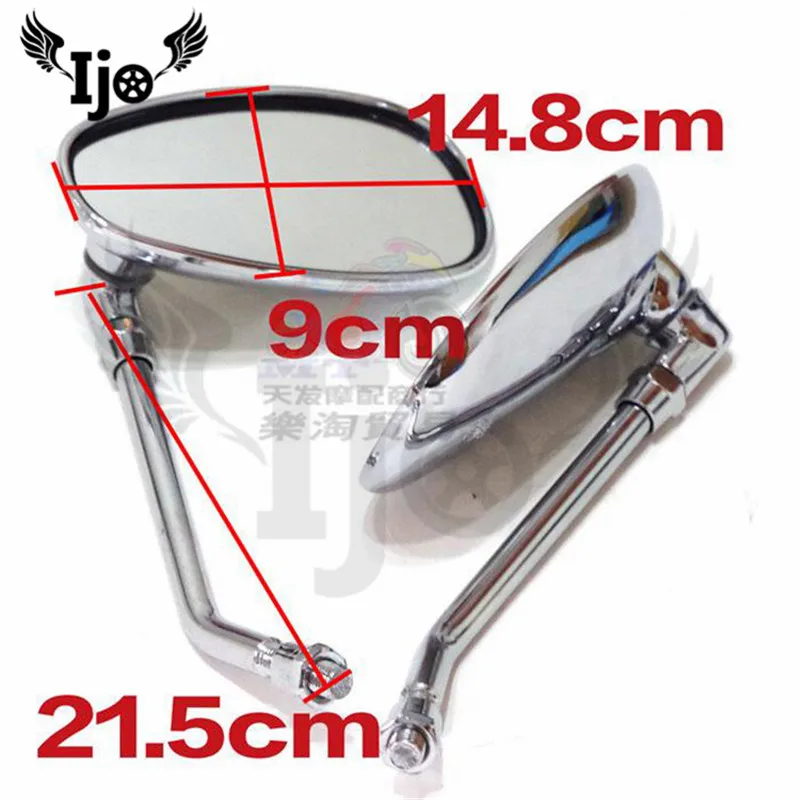

retro motorbike moto for Harley Davidson softail honda grom shadow dio goldwing sportster motorcycle accessories rearview mirror