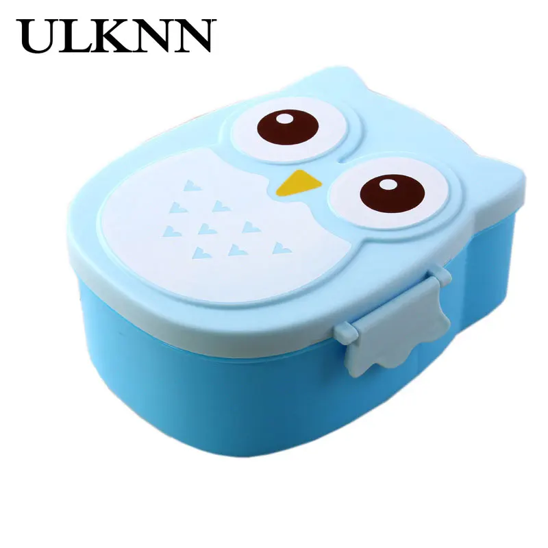Милый мультфильм сова Ланч-бокс контейнер для еды хранения Портативный Дети