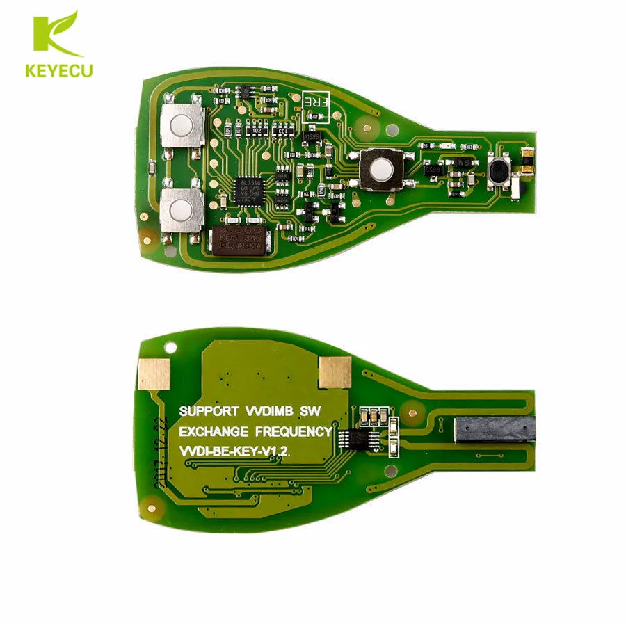 Keyecu Replacement New 3 Buttons Xhorse VVDI BE Key Pro Improved Version Complete Remote for Mercedes-Benz 315MHz/433MHZ | Автомобили и