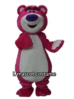 pink bear mascot costume cartoon character clothing fancy dress