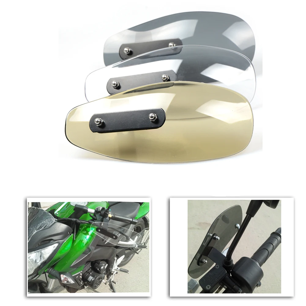 Универсальная мотоциклетная ручная защита от ветра для Kawasaki Z250 Z750 Z800 Z1000 ZR800 ZRX1200