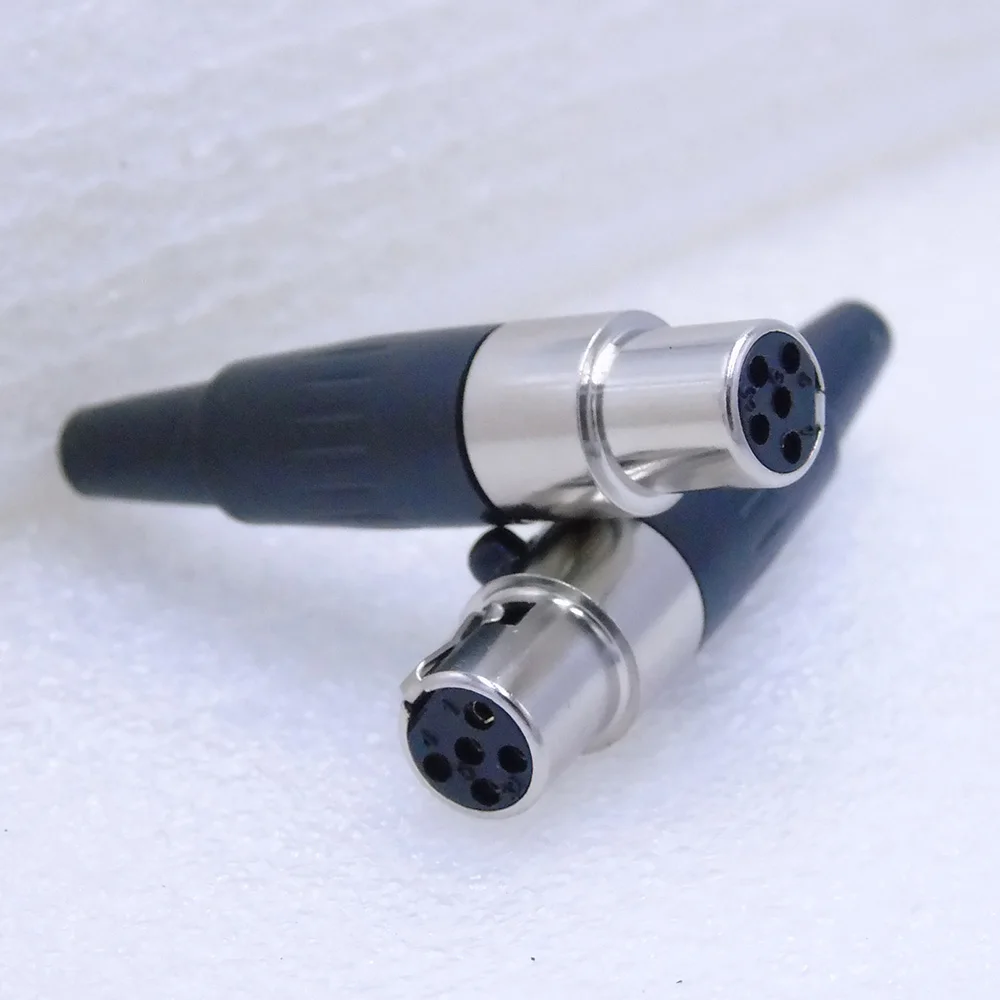 Высококачественный 20-шт./лот mini xlr 5-контактный разъем аудиомикрофона TA5F Mini XLR со