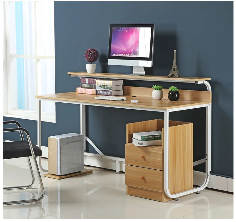 Стол компьютерный офисная мебель для дома стол ноутбука с деревянной + стальной