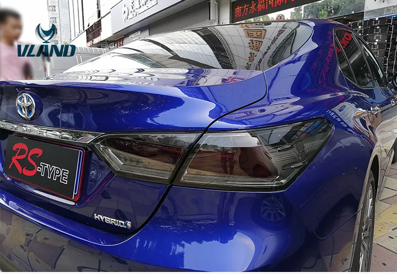 Автомобильный задний светильник VLAND factory для Camry, светодиодный задний светильник для Camry, задний фонарь, сигнал поворота с секвенным индикатором, задний светильник