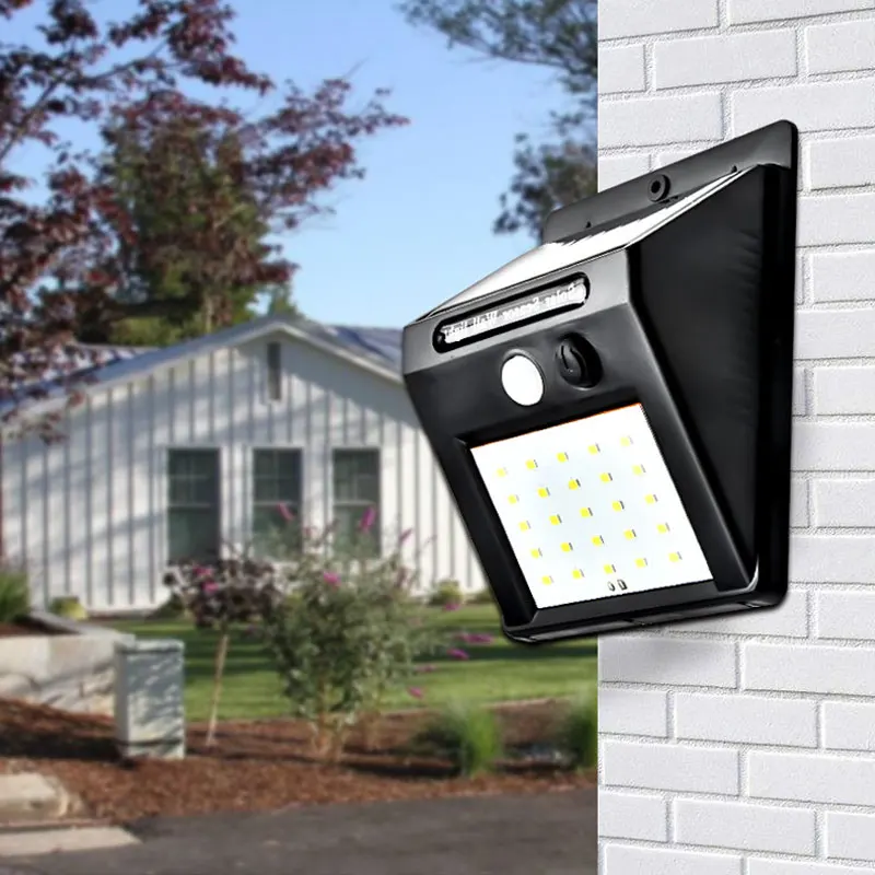 Lansigo Rechargeable Solar Sensor Wall Light 20 30 LEDs Bulb Outdoor Garden Street Lamp Motion Lighting Waterproof | Лампы и освещение